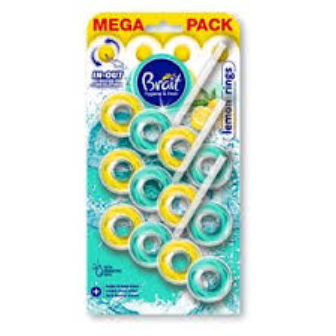 BRAIT TOILET RINGS LEMON 40G